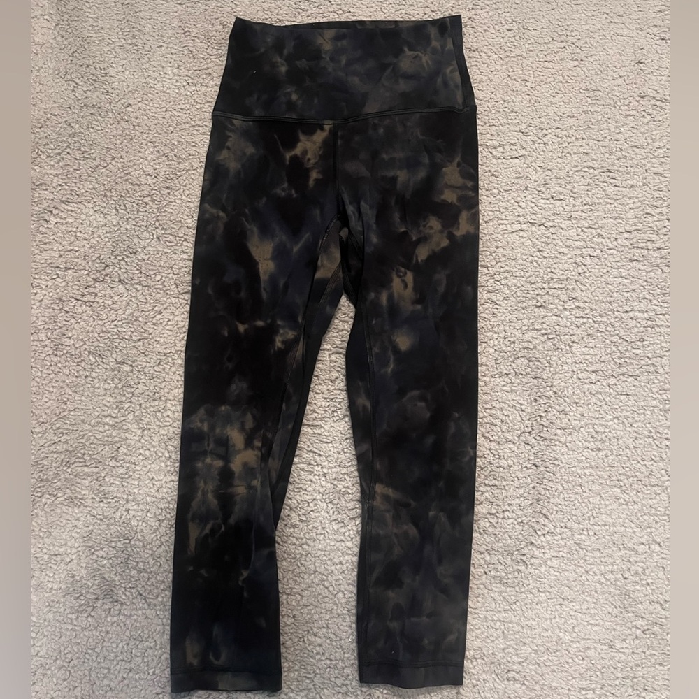 Lululemon diamond dye align cropped legging inseam 21 size 4